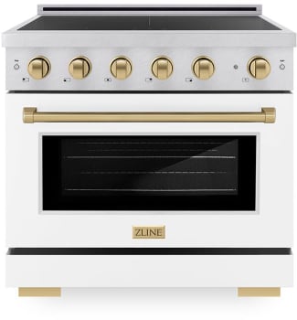 ZLINE Autograph Edition SINRSZWM36CB - 36 Inch Freestanding Paramount Induction Range