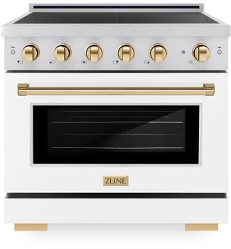 ZLINE Autograph Edition SINRSZWM36G - 36 Inch Freestanding Paramount Induction Range