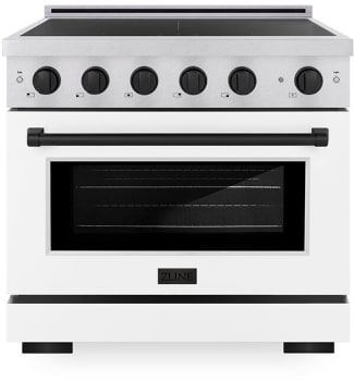 ZLINE Autograph Edition SINRSZWM36MB - 36 Inch Freestanding Paramount Induction Range