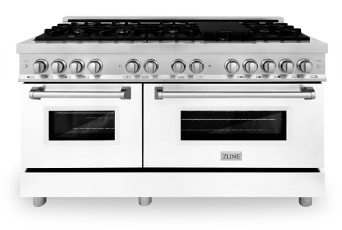ZLINE RAWM60 - 60 Inch Pro-Style Double Oven Dual Fuel Range