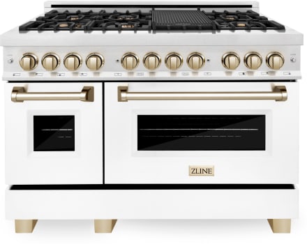 ZLINE Autograph Edition RASZWM48G - 48 Inch Dual Fuel Range