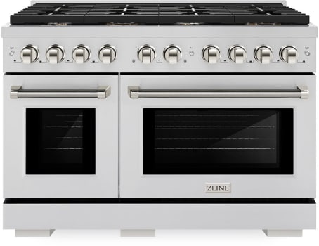 ZLINE Autograph Edition SDRZ48KPN - 48 Inch Pro-Style Double Oven Dual Fuel Range