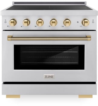 ZLINE Autograph Edition SINRZ36KG - 36 Inch Freestanding Paramount Induction Range