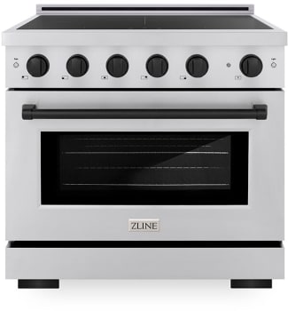 ZLINE Autograph Edition SINRZ36MB - 36 Inch Freestanding Paramount Induction Range