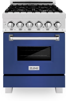 ZLINE RASBM24 - 24 Inch Freestanding Professional Dual Fuel Range with 2.8 Cu. Ft. Convection Oven Capacity