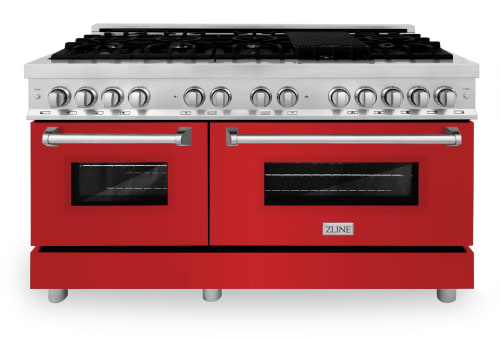 ZLINE RARM60 - 60 Inch Pro-Style Double Oven Dual Fuel Range