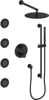 ZLINE EMBYSHST3MB - Emerald Bay Thermostatic Shower System with 2.0/1.5 GPM Flow Rate