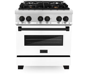 ZLINE Autograph Edition RAZWM30MB - 30 Inch Pro-Style Dual Fuel Range