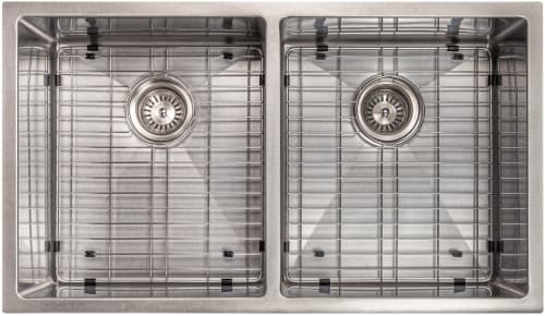 ZLINE SR50D33S - Anton 33 Inch Undermount Double Bowl Stainless Steel Kitchen Sink