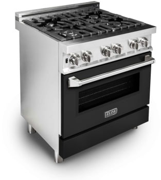 ZLINE RABLM36 - 36 Inch Dual Fuel - Gas Range/Electric Oven - Black Matte
