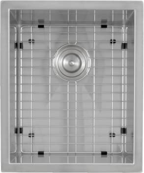 Nantucket Sinks Sconset Collection ZR1815 - 15 Inch Pro Series Rectangle Bar/ Prep Sink
