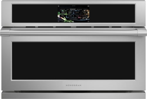 Monogram Statement Series ZSB9232VSS - 30 Inch Single Combination Smart Electric Wall Oven in Front View