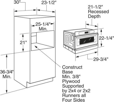 Monogram ZSC2202JSS 30 Inch Single Electric Wall Oven with 1.6 cu. ft