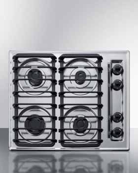 Summit ZTL033S - ZTL033S 24 Inch Gas Cooktop with 4 Sealed Burners Main Image