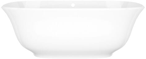 Rohl AMIATA™ AMTNSWOF - 32 Inch Freestanding Soaking Bathtub With Overflow Hole