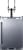 Stainless Steel, Dual Tap Nitro-infused Cold Brew coffee