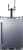 Stainless Steel, Dual Tap Cold Brew/Nitro-infused Coffee