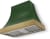 Cornwall Green, Antique Brass Trim