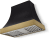 Matte Black, Antique Brass Trim
