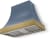 Stone Blue, Antique Brass Trim