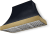 Gloss Black with Antique Brass Trim