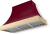 Cranberry with Polished Brass Trim