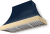 Indigo with Polished Brass Trim