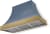 Stone Blue with Antique Brass Trim