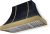 Gloss Black with Antique Brass Trim