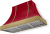 Piccadilly Red with Antique Brass Trim