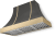 Slate with Brushed Brass Trim