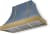 Stone Blue with Antique Brass Trim