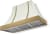 White with Antique Brass Trim