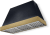 Gloss Black, Antique Brass Trim