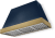 Indigo, Antique Brass Trim