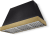 Matte Black, Antique Brass Trim