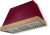 Cranberry, Antique Brass Trim