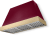 Cranberry, Brushed Brass Trim