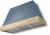 Stone Blue, Brushed Brass Trim
