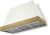 White, Antique Brass Trim