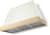 White, Polished Brass Trim