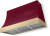 Cranberry with Brushed Brass Trim