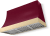 Cranberry with Polished Brass Trim