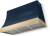 Indigo with Brushed Brass Trim