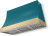 Salcombe Blue with Brushed Brass Trim
