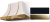 Gloss Black, Antique Brass Trim
