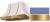Carnaby Blue, Brushed Brass Trim