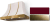 Cranberry, Antique Brass Trim