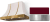 Cranberry, Brushed Nickel Trim