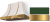 Cornwall Green, Brushed Brass Trim